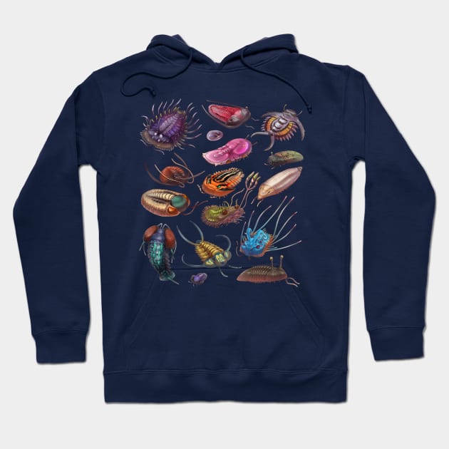 Trilobites Hoodie by Wagglezags